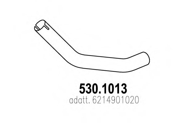 ASSO 530.1013 Exhaust Pipe